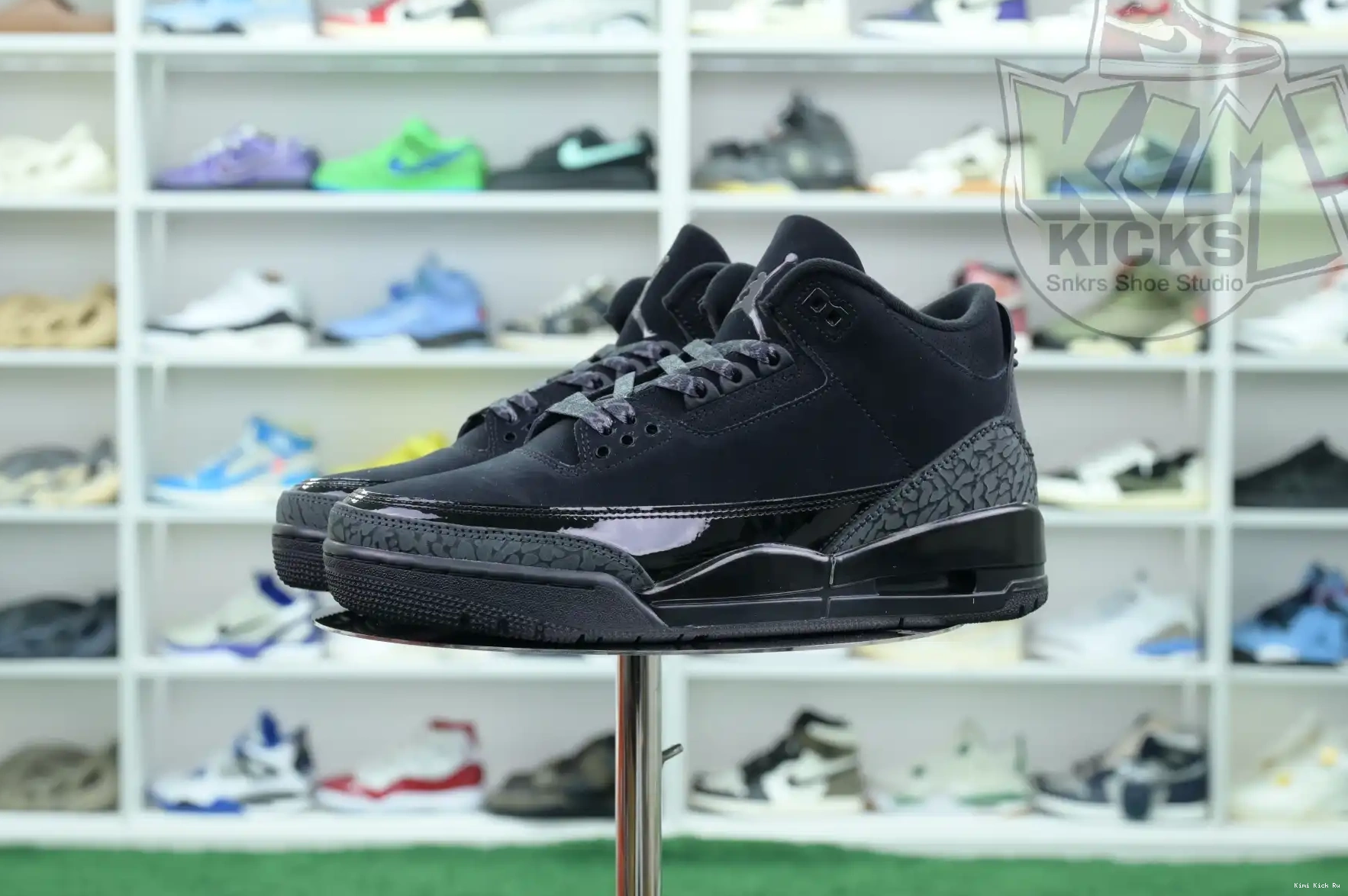 Jordan3“Black Air Jordan Cat” Kimikick 0530